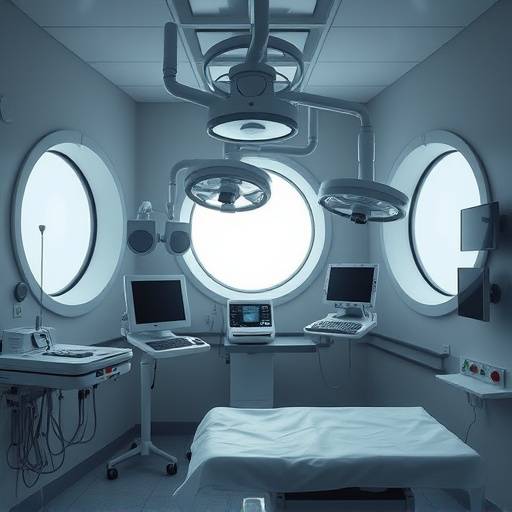 Medical observation cell in ADX Florence, equipped with medical equipment and observation windows